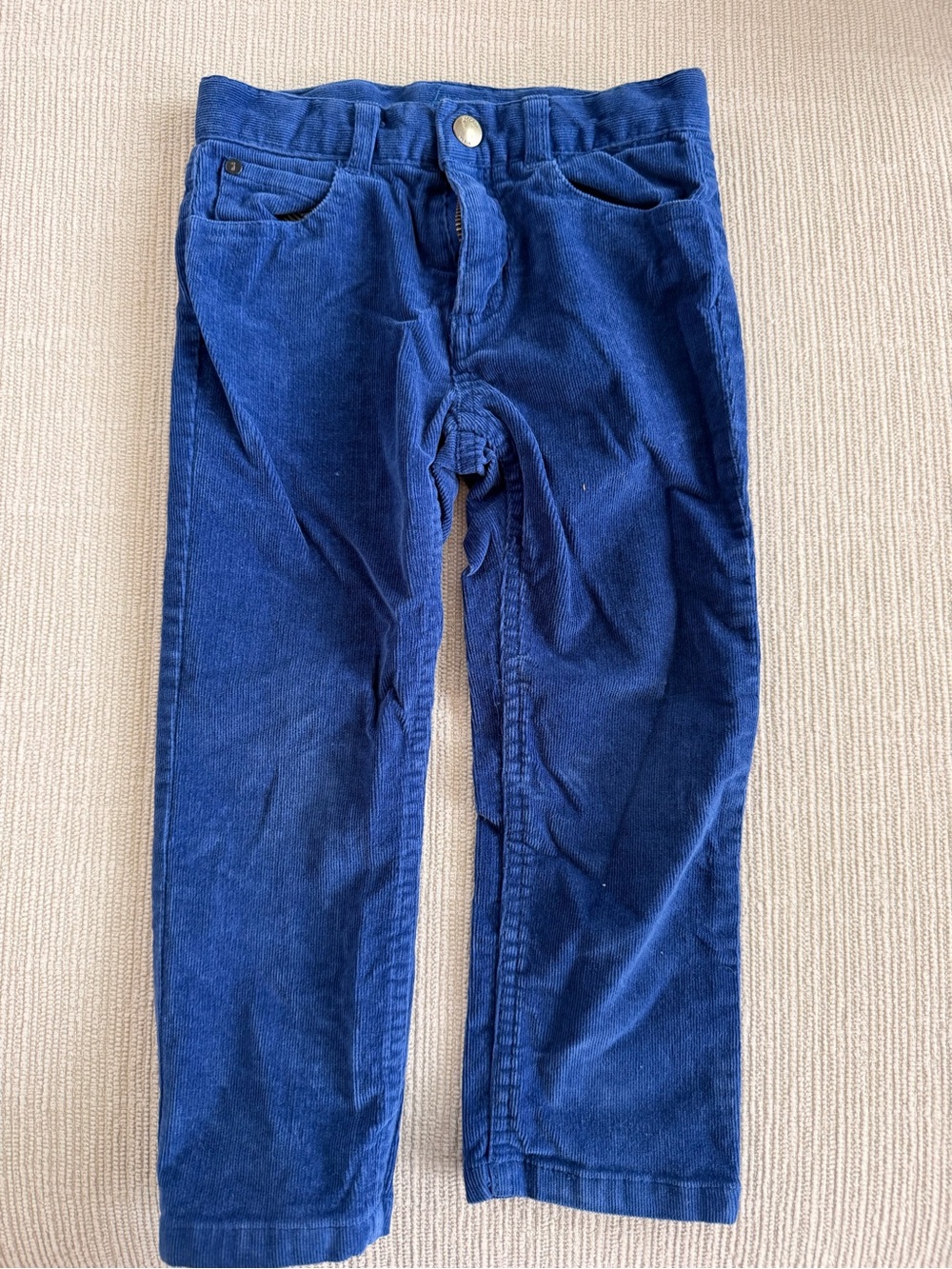Jacadi Bright Blue Corduroy Pants 3T